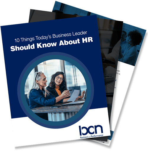 eBook cover: 10 Things Today's Business Leader Should Know About HR