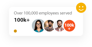 Over 100,000 employees served