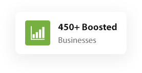 Over 450 Boosted Businesses